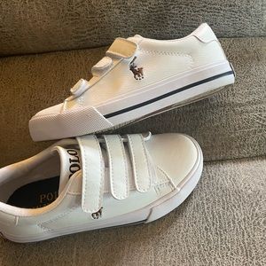 Polo Ralph Lauren Boys Easten II Casual Sneakers white never worn